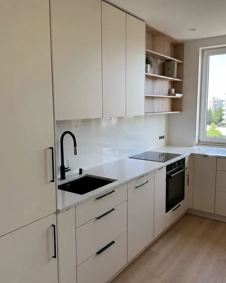 Kuchnia na wymiar Wrocław z płyty laminowanej LDSP — realizacja